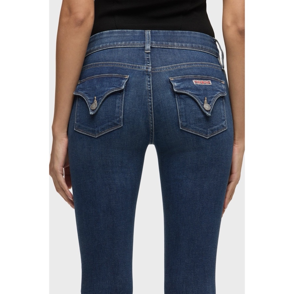 ❤️ Hudson Collin Flap Skinny Jeans Dark Wash Sz 32 - Picture 13 of 13